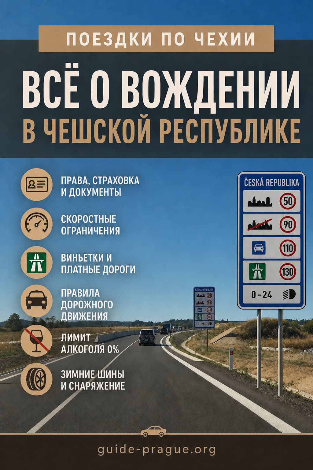 Вождение в Чехии: всё, что нужно знать туристу