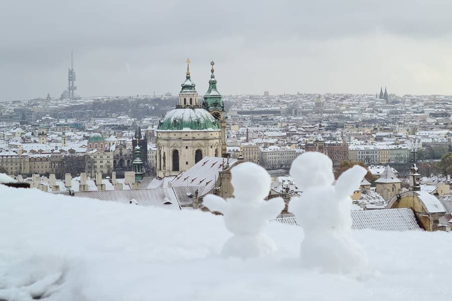 Прага зимой