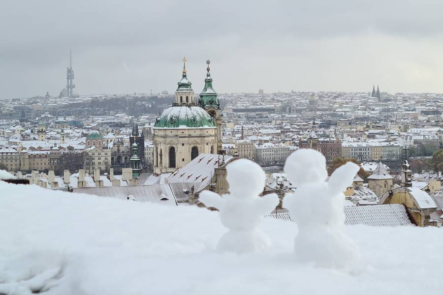 Прага зимой