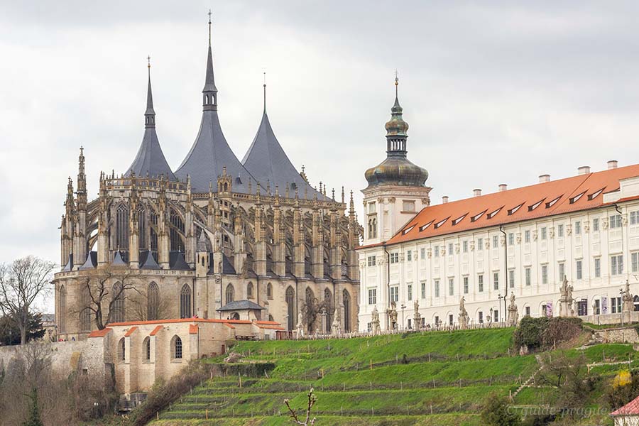 Photo of Cathedral of St Barbara and Jesuit College in Kutna Hora.