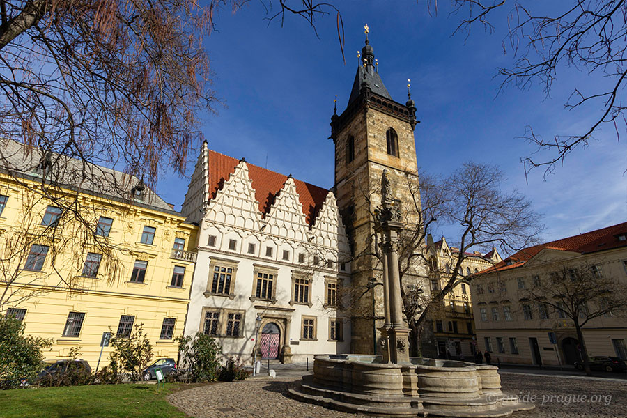 New Town Hall in the Charles Square, Prague