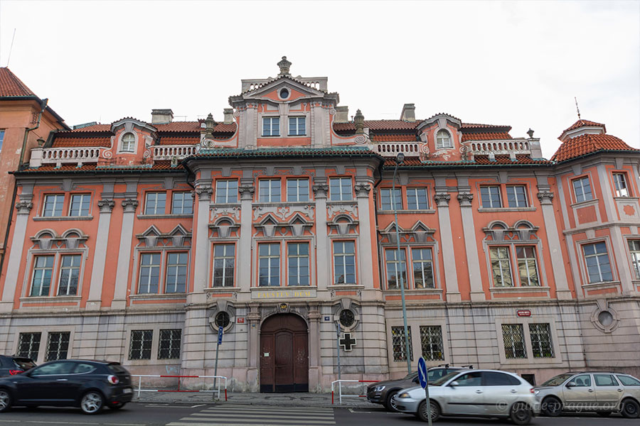 Faust House in the Charles Square, Prague