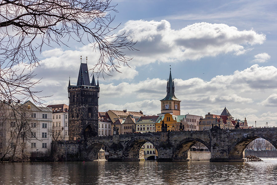 Photo of the Charles Bridge and Old Town Bridge Tower, Prague