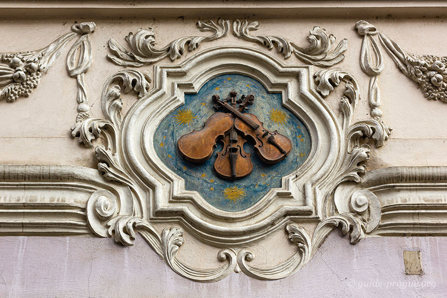 Photo of the house At the Three Fiddles, Nerudova Street, Prague