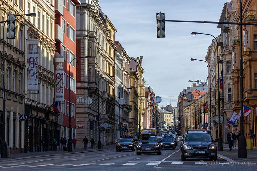 Zitna Street, the New Town of Prague