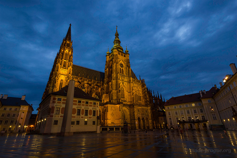 Photo of the Main Entrance to Prague Castle