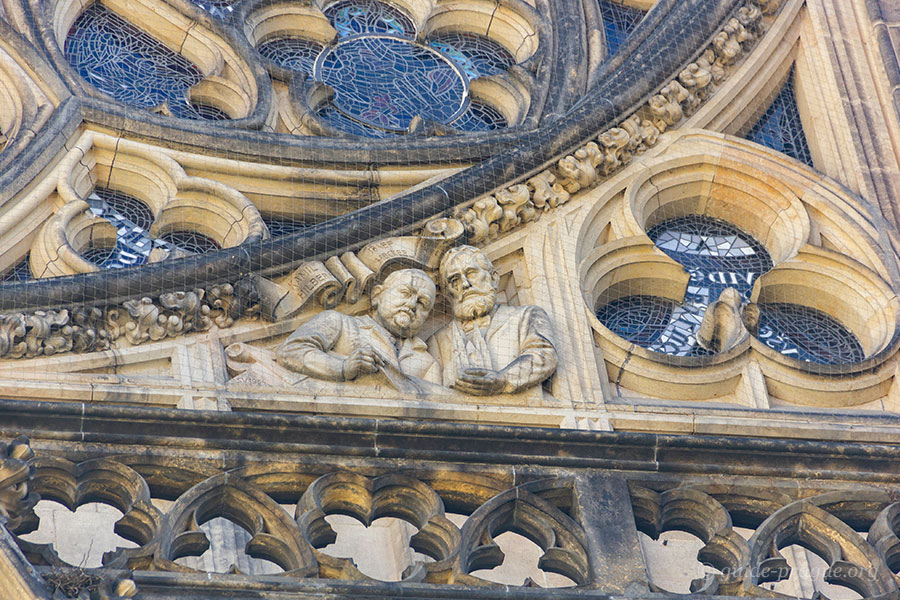 Photo of the Third Courtyard with St. Vitus Cathedral, Prague Castle