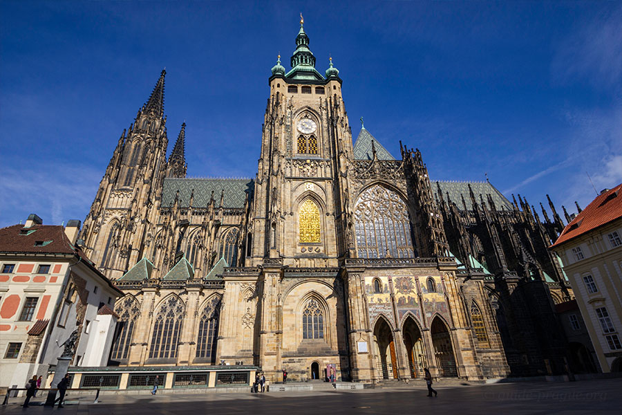 Photo of the fourth courtyard, Prague Castle