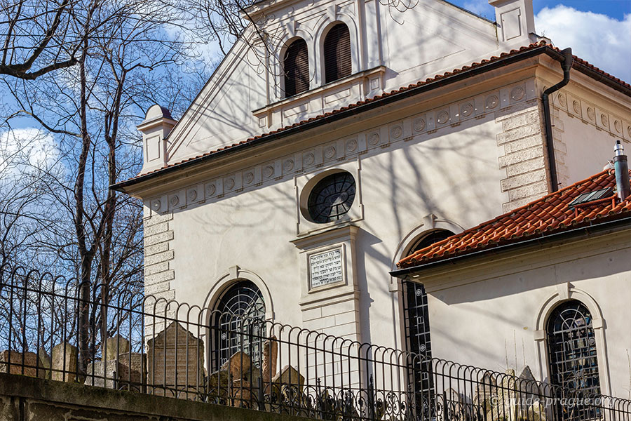 Photo of Pinkas Synagogue in the Jewish Quarter, Prague